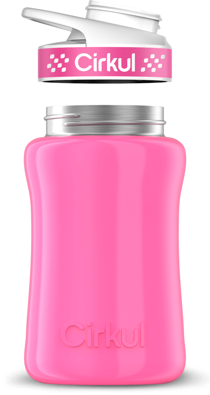 Custom 32oz. Stainless Steel Bottle & Comfort Grip Lid