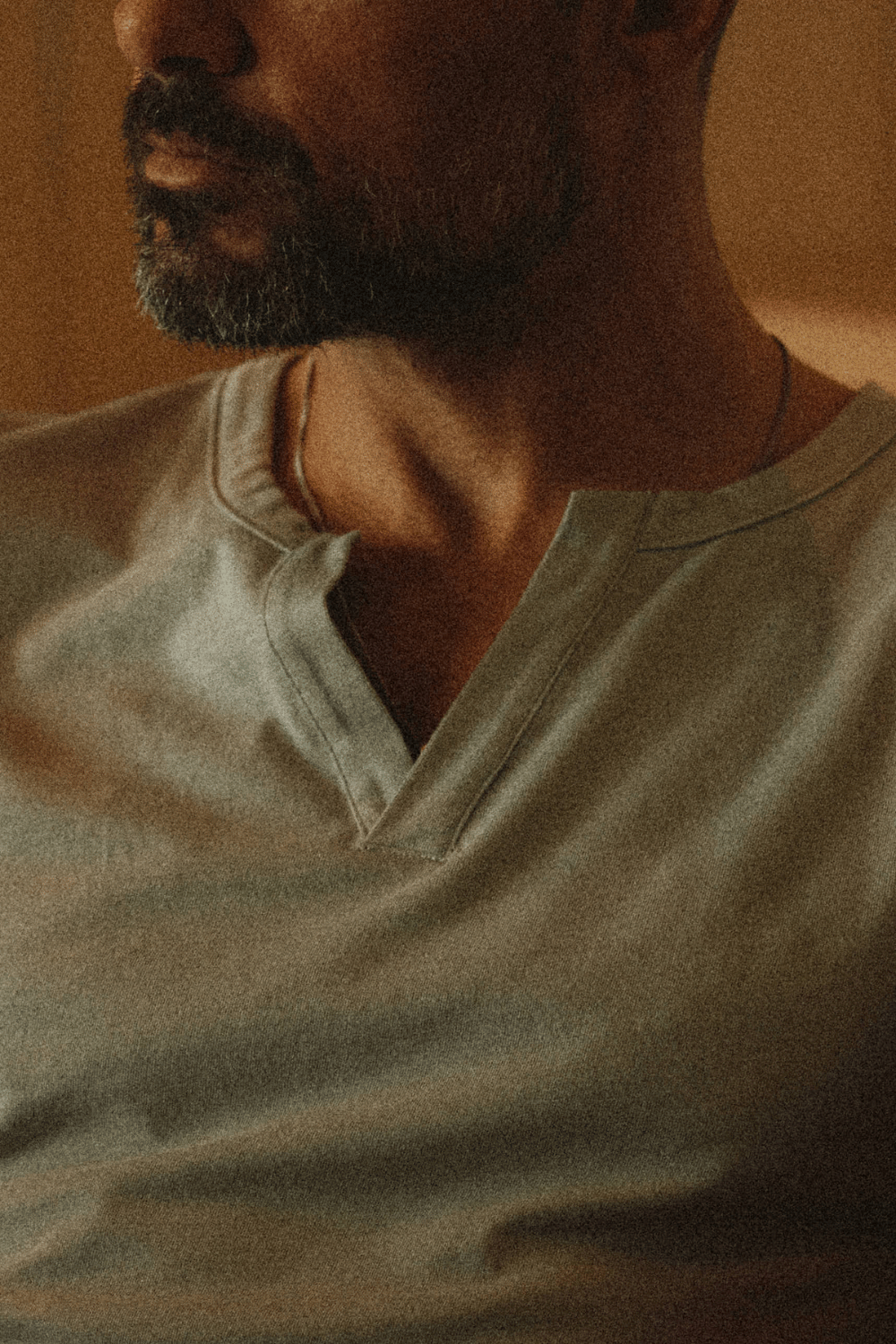 Men's Tri-Blend Cross V-Neck Tee