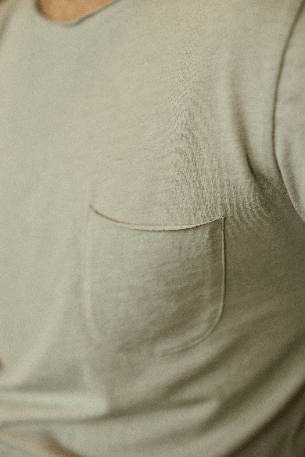 Men's Jersey Crew Neck Pocket Sailor Tee