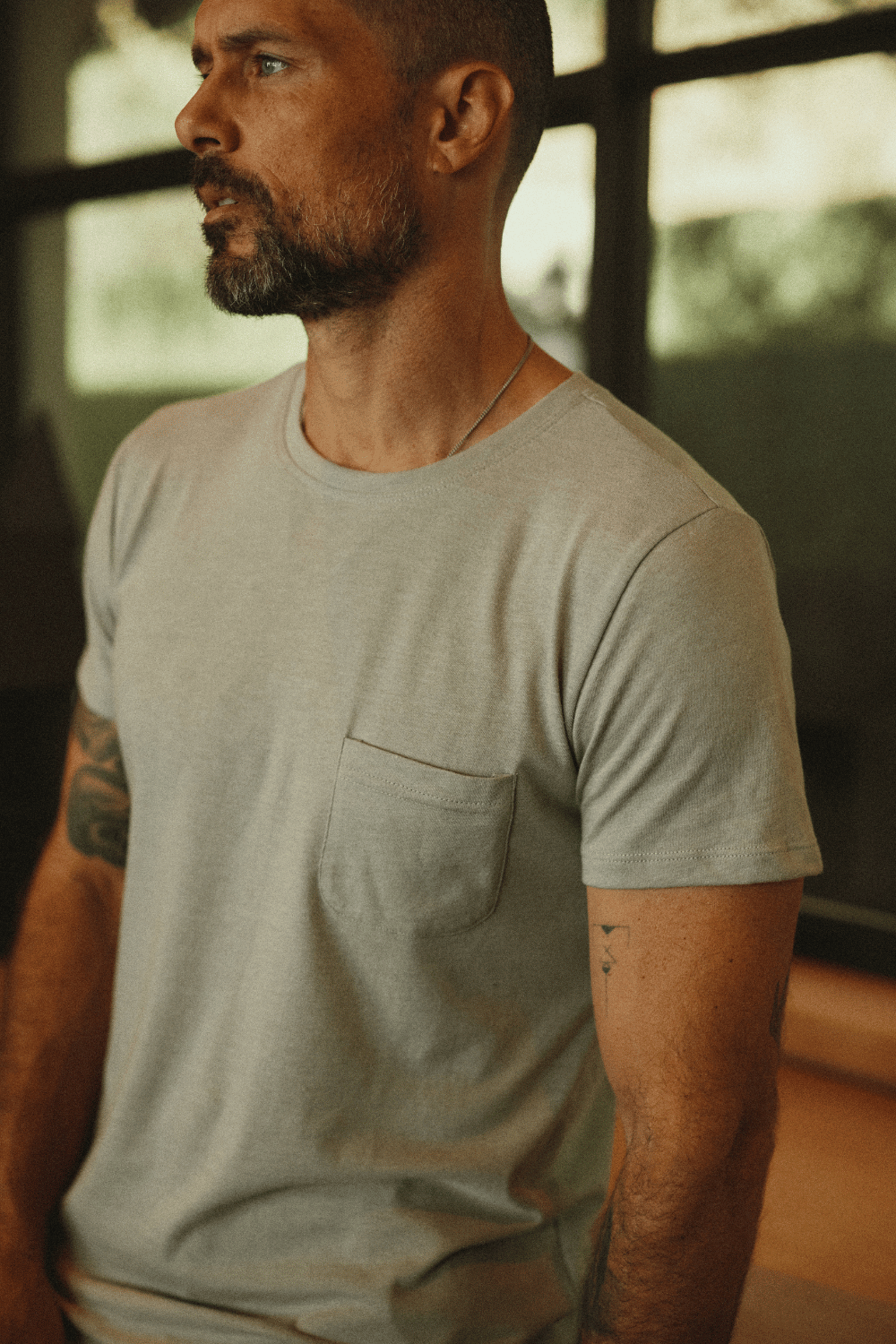 Men's Tri-Blend V-Pocket Tee