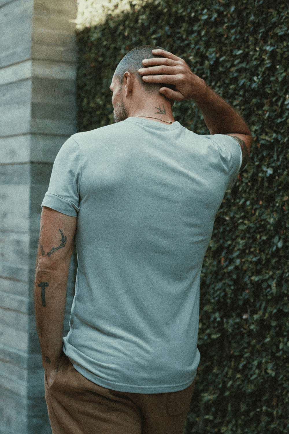 Men's Tri-Blend Tab Sleeve Tee