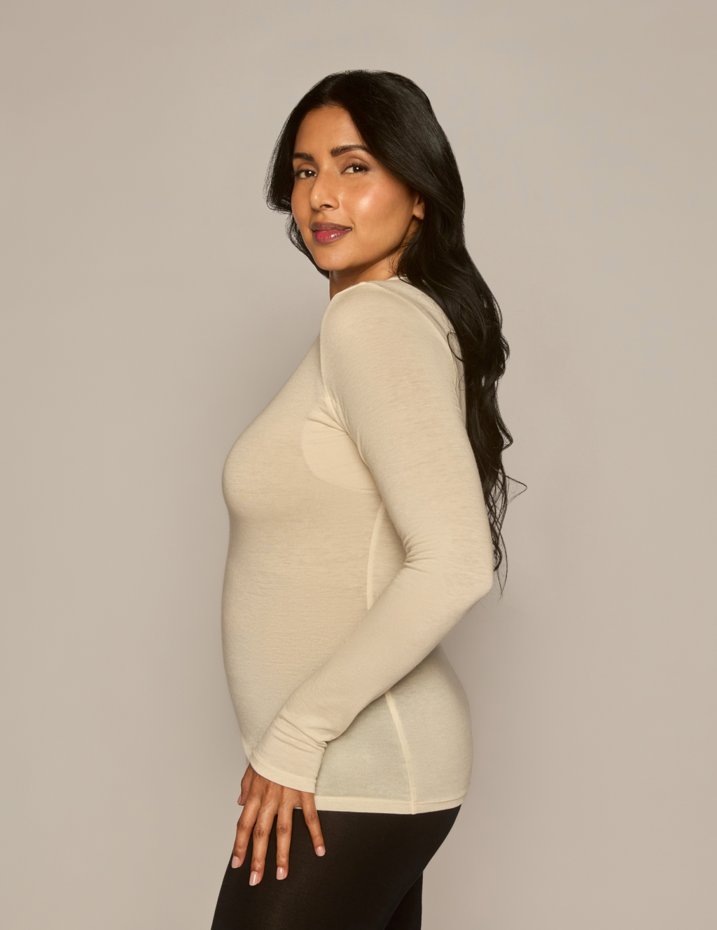 The Merino Wool Long-Sleeve Crewneck Undershirt