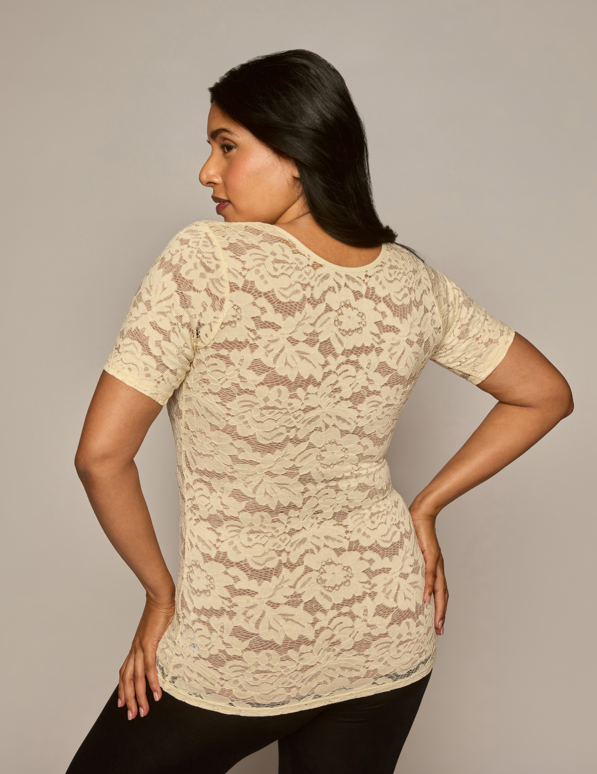 The Scoop Neck Lace Overlay