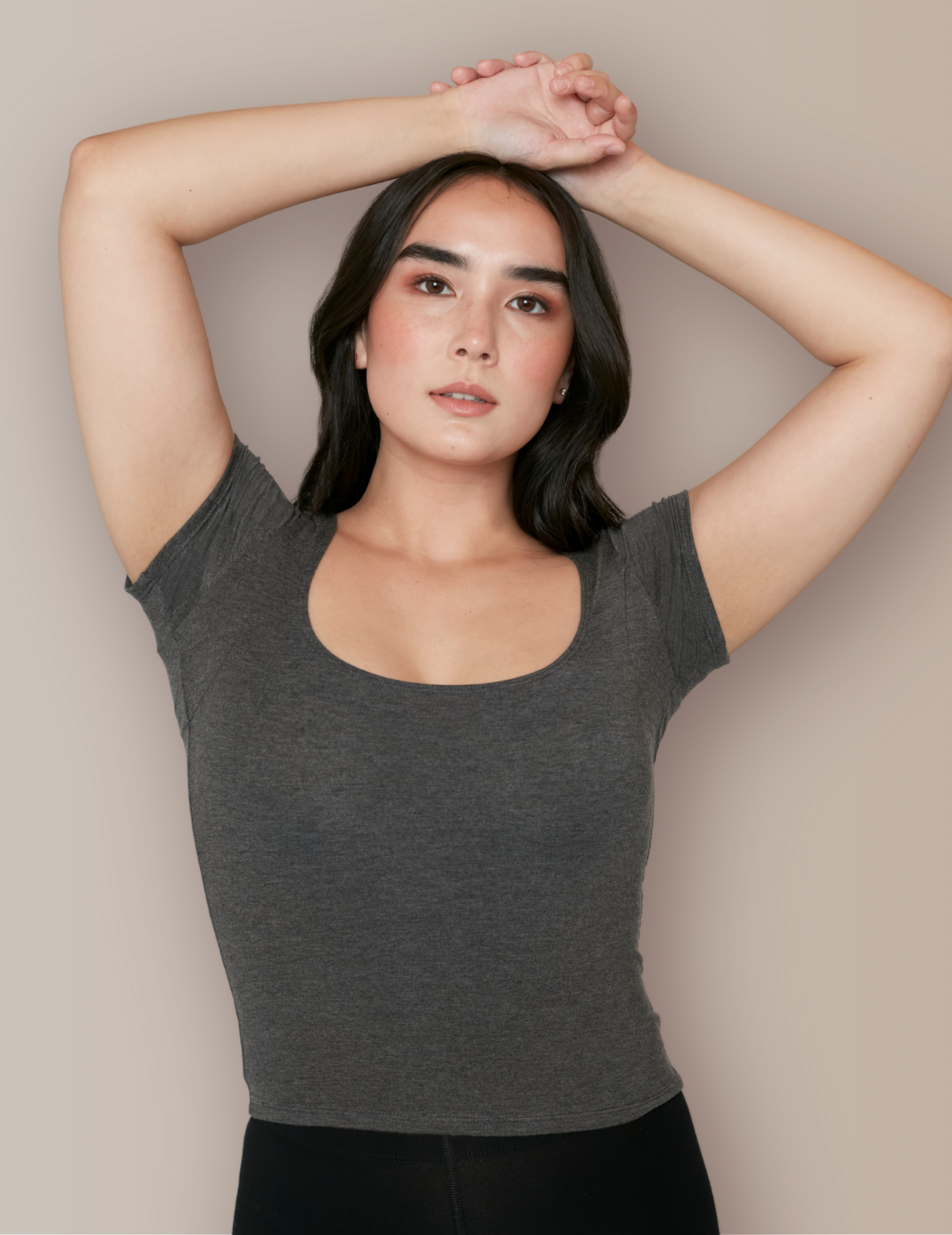 The Square Neck Cap Sleeve Undershirt