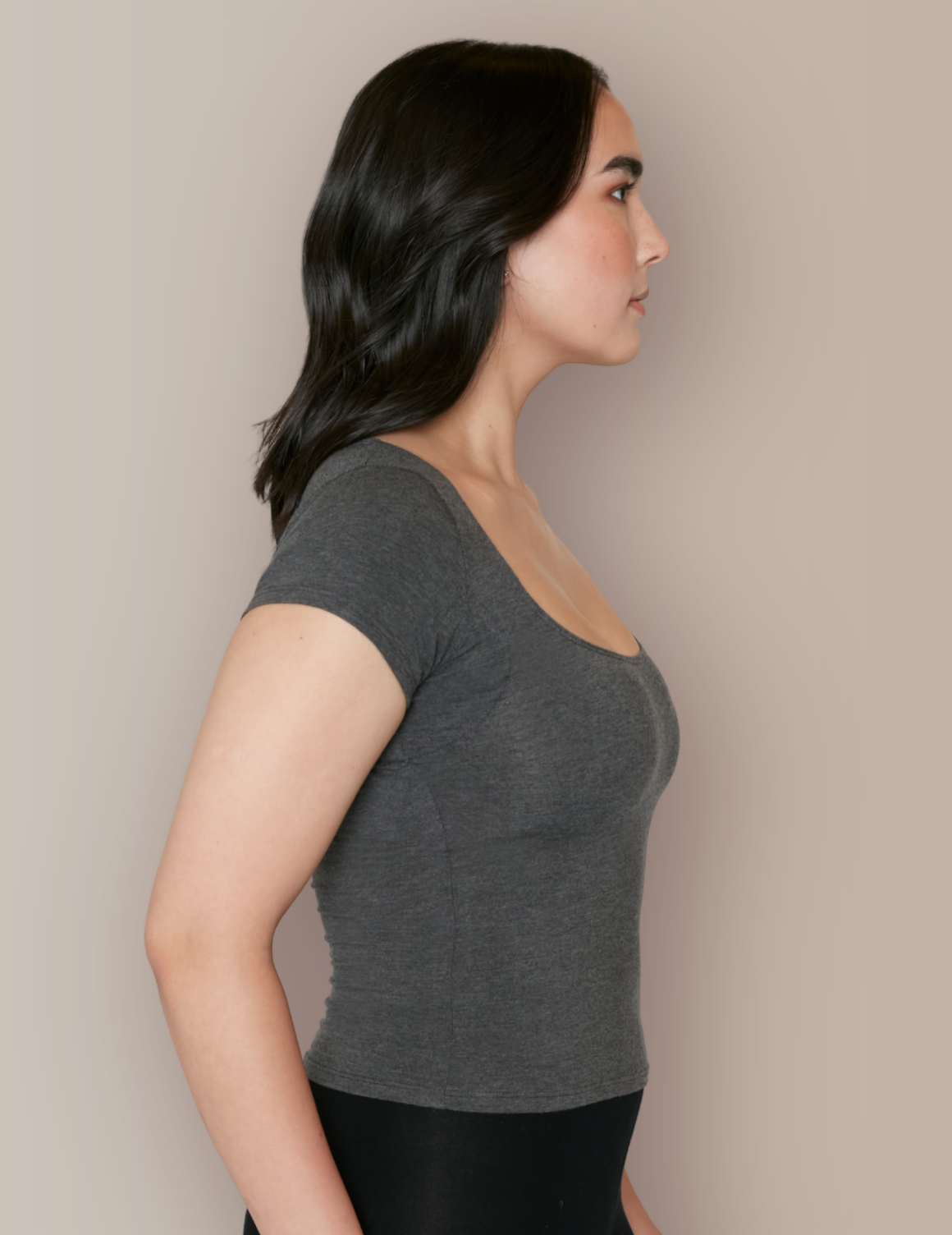 The Square Neck Cap Sleeve Undershirt