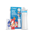 22oz. White Stainless Steel Bottle