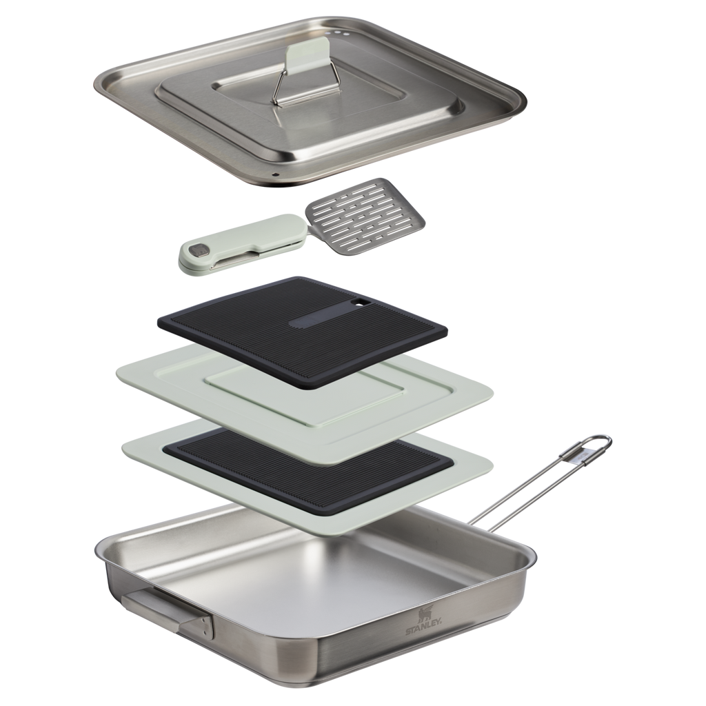 Stanley The Wildfare Pro Square Pan Cookset 5-piece set | 2 QT